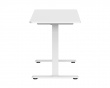 Hev- og senkbare Skrivebord (1400X700) - Hvit