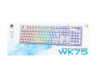 WK75 RGB Tastatur - Hvit