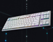 G915 Trådløs RGB Spilltastatur TKL [GL Tactile] - Hvit 