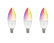 3-Pack RGB LED Lampe E14 Wi-Fi