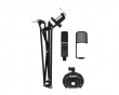 MIC - RGB Mikrofon inkl. Mic-arm - Svart