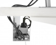 Kabelkanal for montering under Skrivebord - Hvit