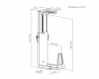 PC Holder for Montering Under Bord/Pulten