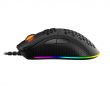 DM210 Ultra-Light RGB Gaming Mus - Svart