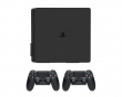 Veggfeste Bundle til PS4 Slim - Svart