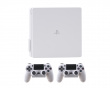 Veggfeste Bundle til PS4 Slim - Hvit