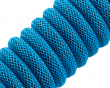 Classic Coiled Cable USB A to Micro USB, Spectrum Blue - 150cm