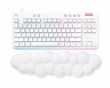 G713 Gaming Tastatur RGB TKL [GX Red] - Off White