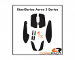 Soft Grips til SteelSeries Aerox 3 Series - Svart