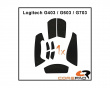 Soft Grips til Logitech G403/G603/G703 Series - Svart
