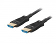 HDMI 2.1 Kabel Optical Svart 8k - 48Gbps - 80m