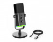AMPLIGAME AM8 RGB USB/XLR Mikrofon - Dynamisk Mikrofon - Svart