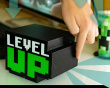 Pixel Level Up Light with Sound - Lampe