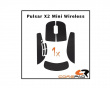 Soft Grips til Pulsar X2 Mini / X2 CrazyLight - Hvit