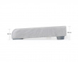 Quartz Stone Cement Gray Wrist Rest 60% - Grå Håndleddstøtte