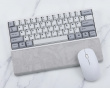 Quartz Stone Cement Gray Wrist Rest 60% - Grå Håndleddstøtte