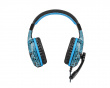 Hellcat Stereo Gaming Headset Blå-LED - Svart/Blå
