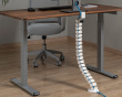 Flexible Desk Cable Management Spine - Hvit Kabelkanal