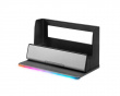 Universal Device Organizer with RGB Desk - Oppbevaring til arbeidsbord Grå