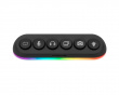 HUB DECK 5, RGB 5-Port USB Hub, 12V - Svart