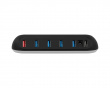 HUB DECK 5, RGB 5-Port USB Hub, 12V - Svart
