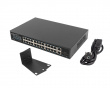 Nettverkswitch 24-portar, 1GB POE+/2X GB 2X SFP RACK 19” Gigabit Ethernet 360W