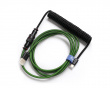 Premicord Pine Green - Coiled Cable