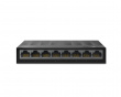 LiteWave LS1008G Nettverk Switch 8-Ports Unmanaged, 10/100/1000Mbps