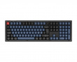 V6 QMK Full Size RGB Knob Hotswap-Tastatur - Frosted Black [K Pro Red]