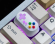Gamepad Controller Capslock Aluminum Alloy Artisan Keycap - Hvit