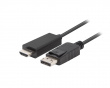 DisplayPort til HDMI Kabel FHD - Svart - 1.8m