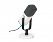 AMPLIGAME AM8 RGB USB/XLR Mikrofon - Dynamisk Mikrofon - Hvit