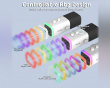 AMPLIGAME AM8 RGB USB/XLR Mikrofon - Dynamisk Mikrofon - Hvit