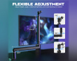Low-Profile Boom Arm Stand - Svart Mikrofonstativ