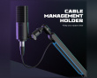 Low-Profile Boom Arm Stand - Svart Mikrofonstativ