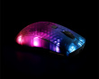 DM320 Trådløs Semi-Transparent RGB Gaming Mus - Svart