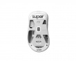 Version 2 Glas Skates til Pulsar Xlite Series - Hvit