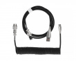 Coiled Cable USB-C - Svart