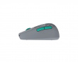 HSK Pro 4K Wireless Mouse - Fingertip Trådløs Gaming Mus - Grå/Grønn