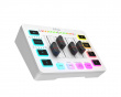 AMPLIGAME SC3 Gaming USB Mixer - Miksebord for Streaming & Podkast - Hvit