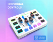 AMPLIGAME SC3 Gaming USB Mixer - Miksebord for Streaming & Podkast - Hvit