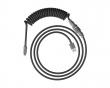 USB-C Coiled Cable - Grå