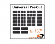 PXP Universal Pre-Cut Grips til Tastatur og Mus - Black