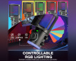 Ampligame AM6 Kondensatormikrofon med RGB - Black
