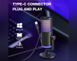 Ampligame AM6 Kondensatormikrofon med RGB - Black