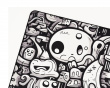 Rizz - Gaming Musematte - M - Mid - Doodles - NachoCustomz Edition