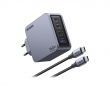 Nexode Pro 160W 4-Port GaN Vegglader med 240W USB-C Kabel
