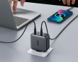 Nexode 100W USB-C PD GaN - 4-Port Vegglader - Svart