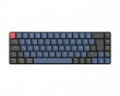 K7 Pro QMK Low Profile Hotswap Trådløst Tastatur RGB Aluminum [Red]