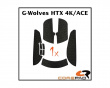 Soft Grips til G-Wolves HTX 4K/ACE - Svart